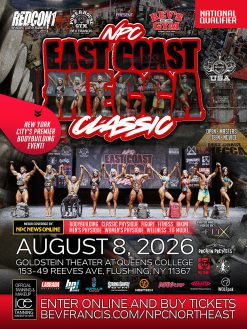 2026 NPC EAST COAST MECCA CLASSIC<br><br>AUG. 8, 2026