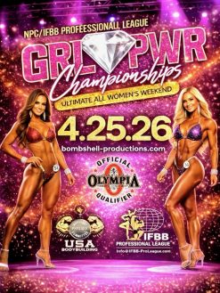 2026 NPC/IFBB PRO GRL PWR CHAMPIONSHIPS<br><br>APR. 25, 2026