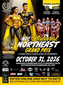 2026 NPC NATURAL NORTHEAST GRAND PRIX<br><br>OCT. 31, 2026